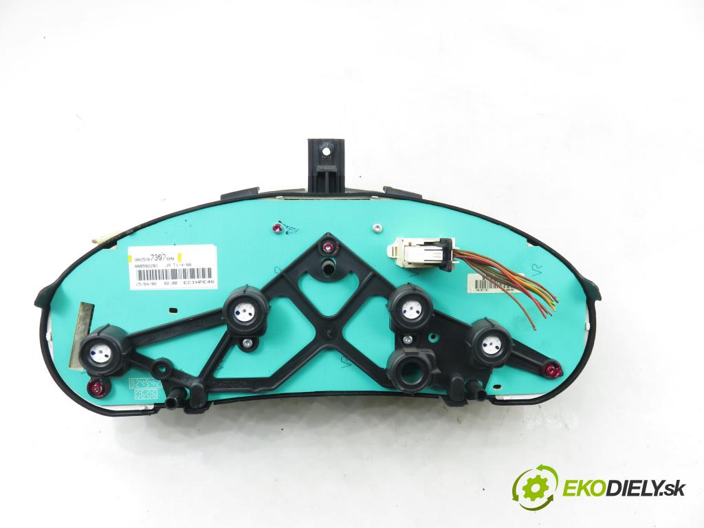 PEUGEOT 206 liftback (2A/C) HB 2007 50,00 1.4 HDi 8V 70 - 8HZ 1398,00 Prístrojovka elektrický 9659730780