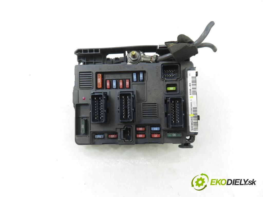 PEUGEOT 206 liftback (2A/C) HB 2007 50,00 1.4 HDi 8V 70 - 8HZ 1398,00 MODUL BSM U118470003L ; 9650618480