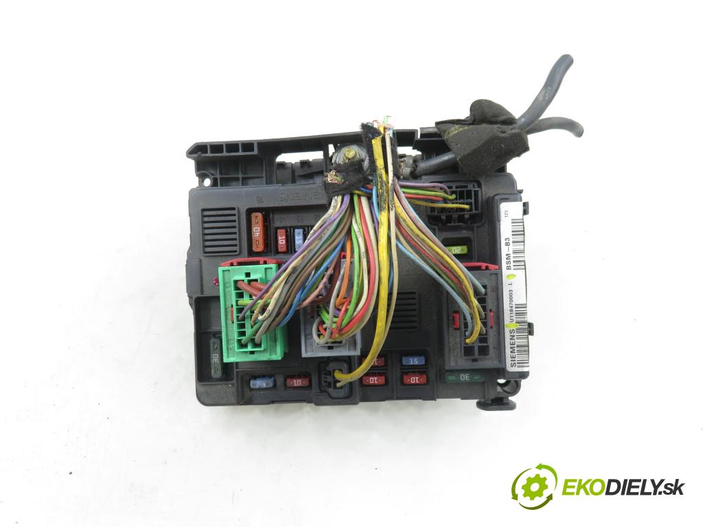 PEUGEOT 206 liftback (2A/C) HB 2007 50,00 1.4 HDi 8V 70 - 8HZ 1398,00 MODUL BSM U118470003L ; 9650618480