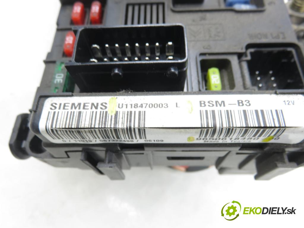 PEUGEOT 206 liftback (2A/C) HB 2007 50,00 1.4 HDi 8V 70 - 8HZ 1398,00 MODUL BSM U118470003L ; 9650618480