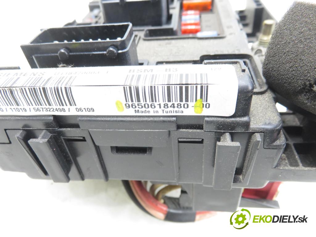 PEUGEOT 206 liftback (2A/C) HB 2007 50,00 1.4 HDi 8V 70 - 8HZ 1398,00 MODUL BSM U118470003L ; 9650618480