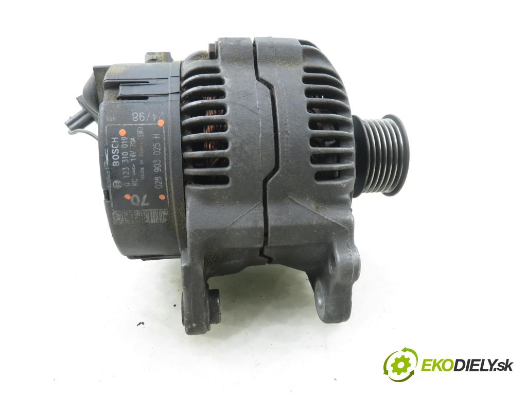 SKODA FELICIA II (6U1) HB 2000 55,00 1.6 MPI 75 - AEE 1598,00 Alternátor 028903025H ; 0123310019 (Alternátor)