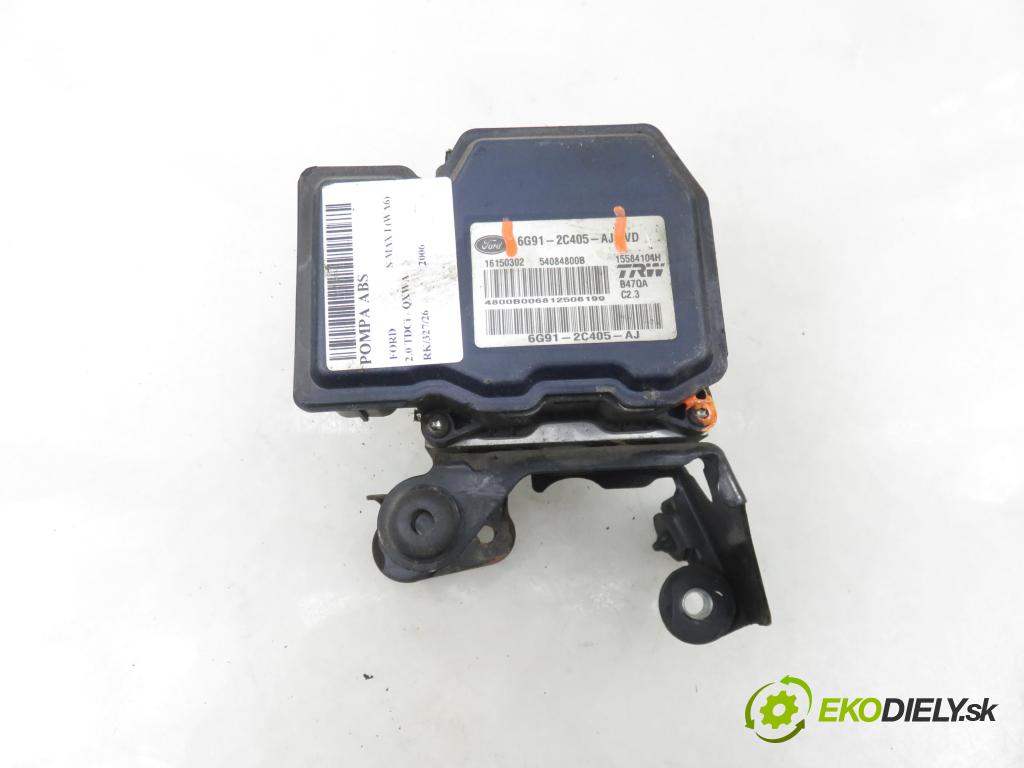 FORD S-MAX (WA6) MINIVAN 2006 103,00 2.0 TDCi - QXWA 1997,00 Pumpa ABS 6G912C405AJ (Pumpa ABS)