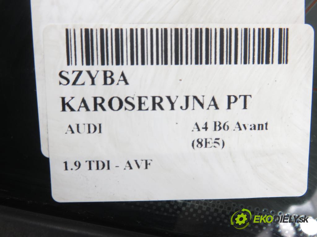 AUDI A4 Avant (8E5, B6) KOMBI 2003 96,00 1.9 TDI PD 130 - AVF 1896,00 okno dveří PT 