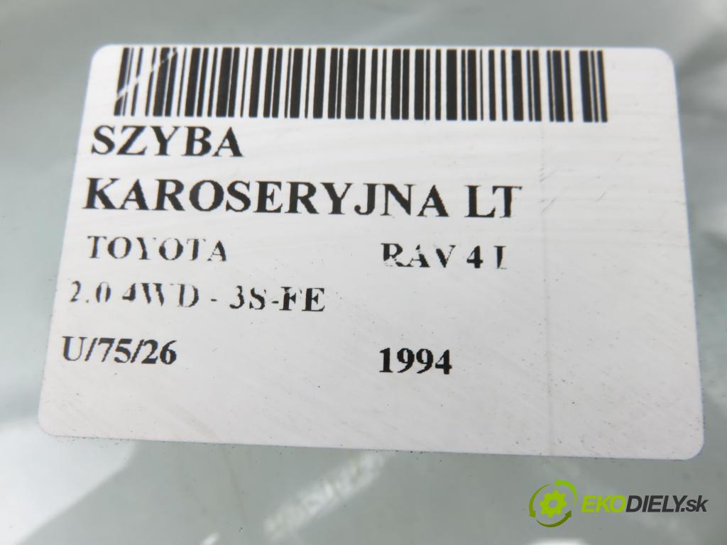 TOYOTA RAV 4 I (_A1_) SUV 1994 95,00 2.0 4WD - 3S-FE 1998,00 okno dveří LT sklápací 