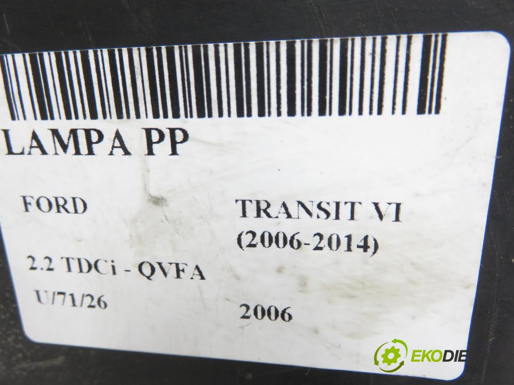 FORD TRANSIT Furgon (FA_ _) FURGON 2006 81,00 2.2 TDCi - QVFA 2198,00 světlo PP 
