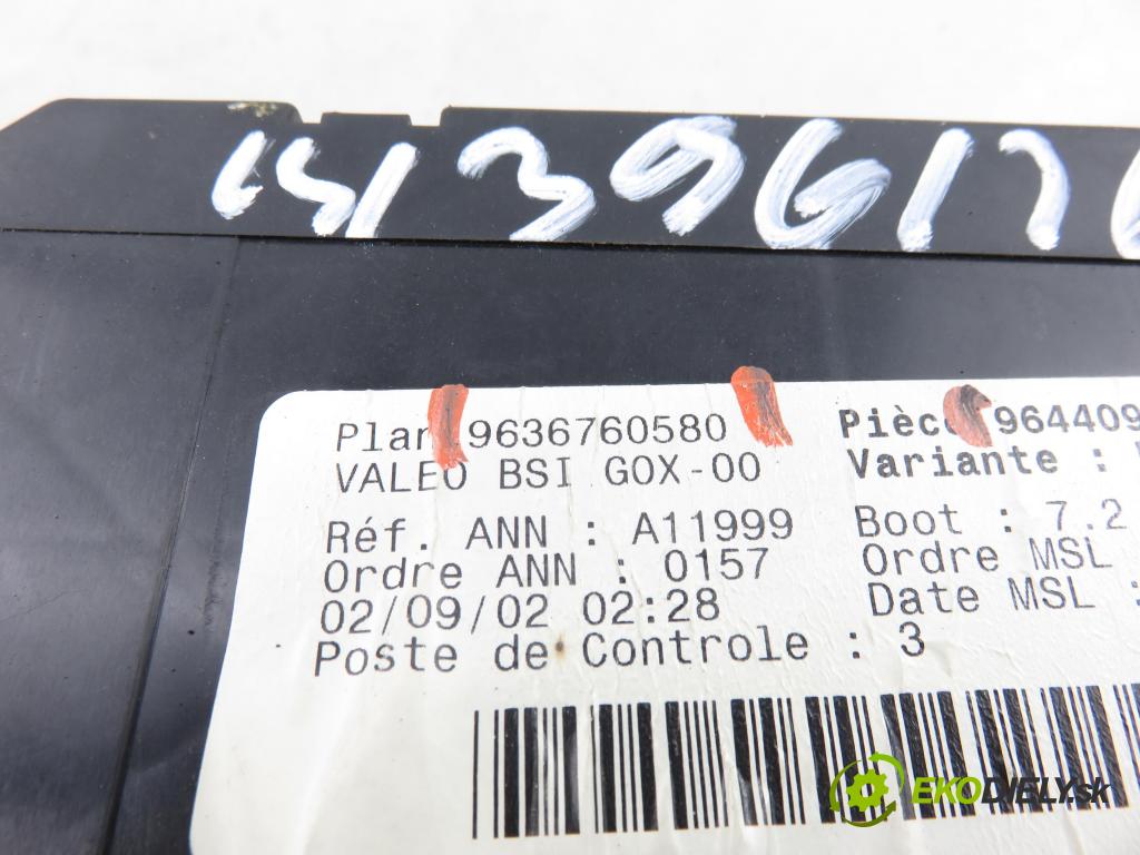PEUGEOT 307 (3A/C) HB 2002 66,00 2.0 HDi 90 - RHY (DW10TD) 1997,00 MODUL BSI 9636760580 ; 9644098280