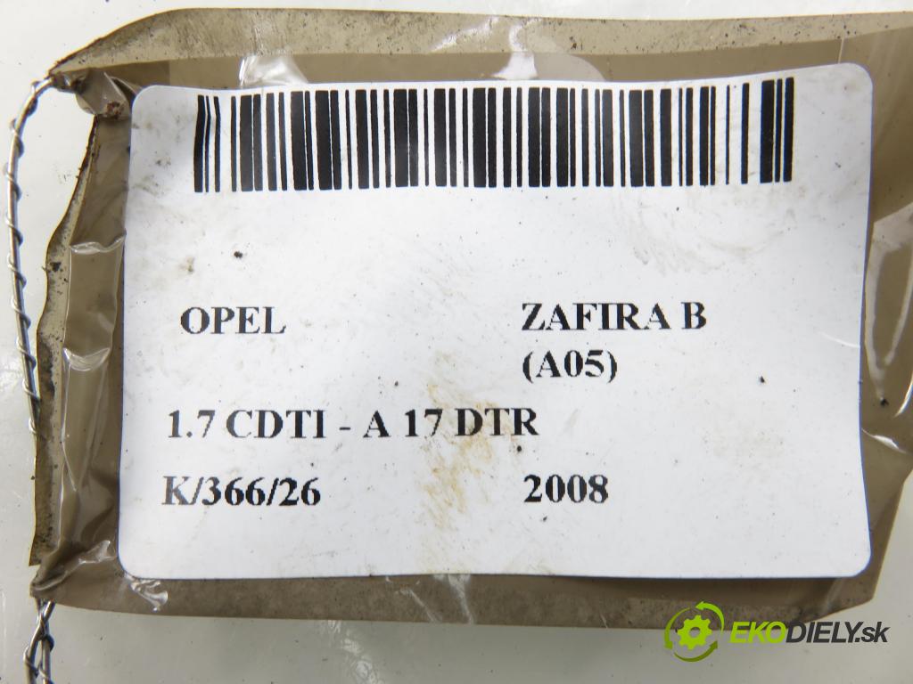 OPEL ZAFIRA B (A05) MINIVAN 2008 92,00 1.7 CDTI - A 17 DTR 1686,00 Lamela kotúč brzdová predný