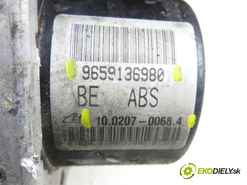 PEUGEOT 206 liftback (2A/C) HB 2007 50,00 1.4 HDi 8V 70 - 8HZ 1398,00 pumpa ABS 10097011283 ; 9659136980 ; 10020700684 (Pumpa ABS)