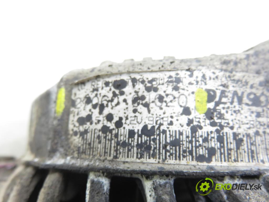 TOYOTA YARIS (_P1_) HB 2002 50,00 1.0 VVT- i 68 - 1SZ-FE 998,00 Alternátor 270600J020 (Alternátor)