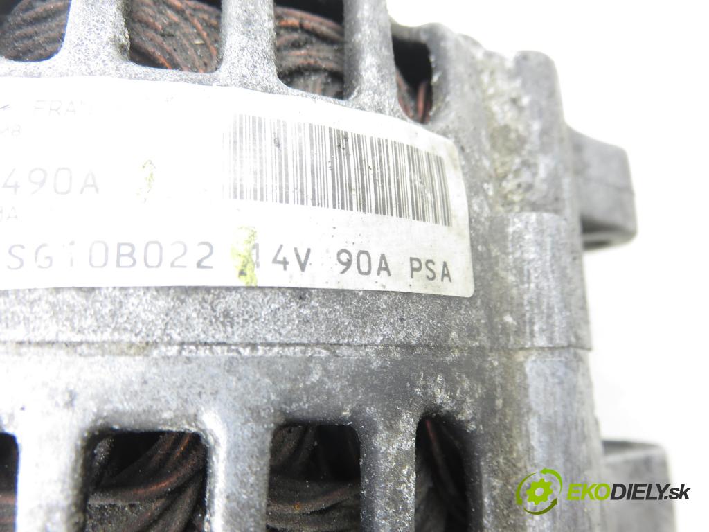 PEUGEOT 307 (3A/C) HB 2003 81,00 1.6 - NFU (TU5JP4) 1587,00 Alternátor F542490A ; SG10B022 (Alternátor)