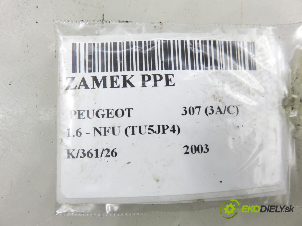 PEUGEOT 307 (3A/C) HB 2003 81,00 1.6 - NFU (TU5JP4) 1587,00 zámok