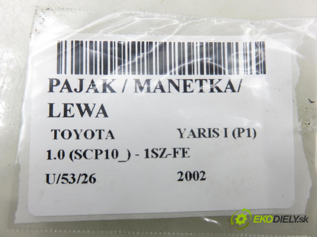 TOYOTA YARIS (_P1_) HB 2002 50,00 1.0 VVT- i 68 - 1SZ-FE 998,00 / páčka ľavá strana 1736482