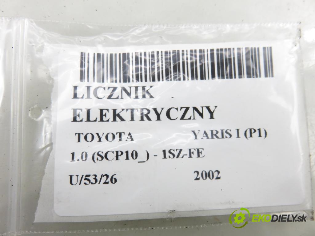 TOYOTA YARIS (_P1_) HB 2002 50,00 1.0 VVT- i 68 - 1SZ-FE 998,00 Prístrojovka elektrický 838000D010