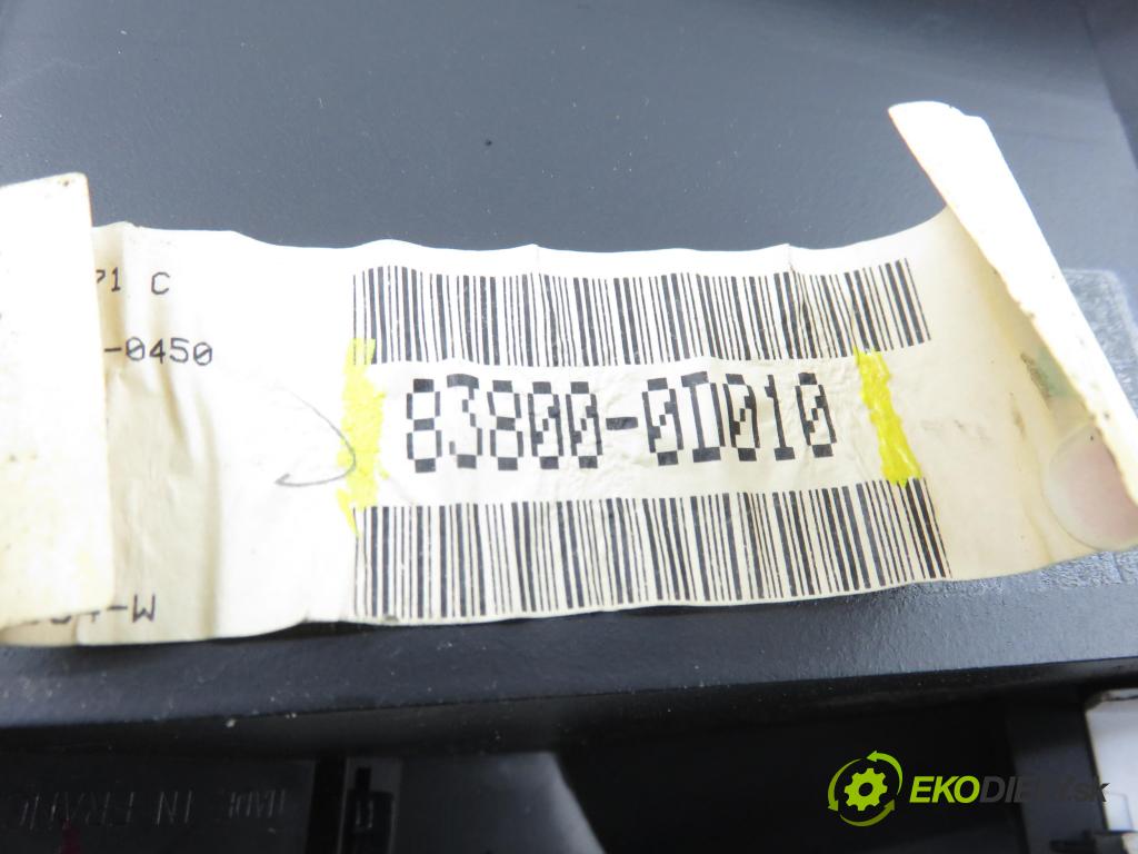 TOYOTA YARIS (_P1_) HB 2002 50,00 1.0 VVT- i 68 - 1SZ-FE 998,00 Prístrojovka elektrický 838000D010