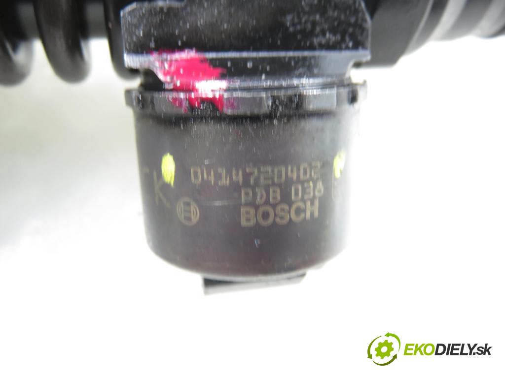 AUDI A3 (8P1) HB 2003 103,00 2.0 TDI PD 16V 140 1968,00 Vstrekovač 03G130073B ; 0414720402 (Vstrekovač paliva)