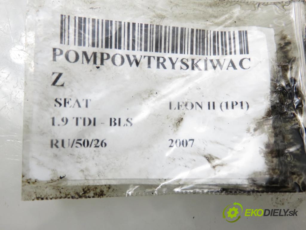 SEAT LEON (1P1) HB 2007 77,00 1.9 TDI - BLS 1896,00 vstříkovač 038130073BN ; 0414720313 (Vstřikovač paliva)