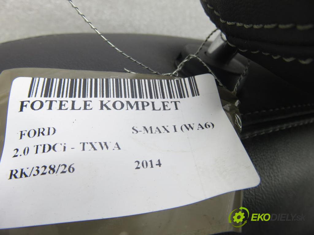 FORD S-MAX (WA6) MINIVAN 2014 120,00 2.0 TDCi - TXWA 1997,00 Sedadlá, sedačky