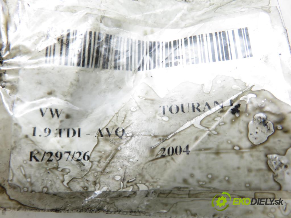 VW TOURAN (1T1, 1T2) MINIVAN 2004 74,00 1.9 TDI PD 100 - AVQ 1896,00 vstříkovač 038130073AG ; 0414720215 (Vstřikovač paliva)