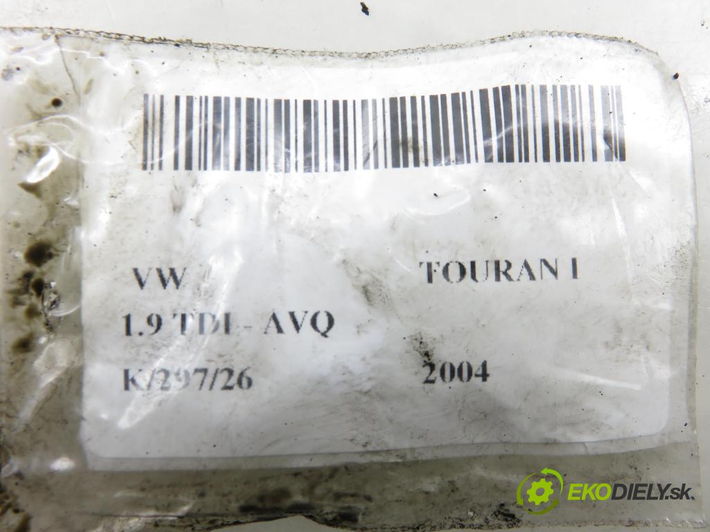 VW TOURAN (1T1, 1T2) MINIVAN 2004 74,00 1.9 TDI PD 100 - AVQ 1896,00 Vstrekovač 038130073AG ; 0414720215 (Vstrekovač paliva)