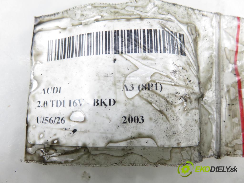 AUDI A3 (8P1) HB 2003 103,00 2.0 TDI PD 16V 140 1968,00 Vstrekovač 03G130073B ; 0414720402 (Vstrekovač paliva)