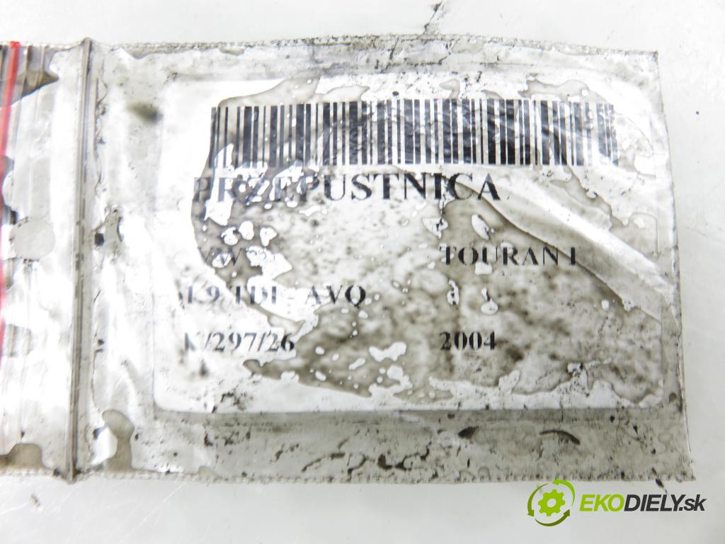 VW TOURAN (1T1, 1T2) MINIVAN 2004 74,00 1.9 TDI PD 100 - AVQ 1896,00 Škrtiaca klapka 038128063G (Škrtiaca klapka)