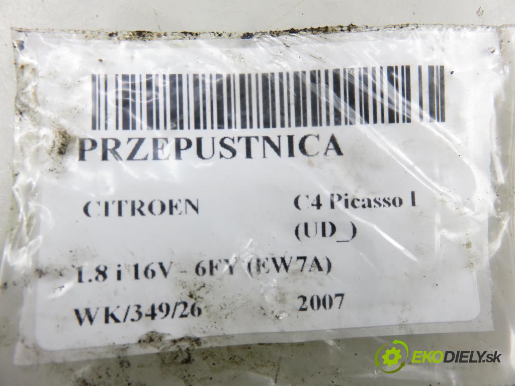 CITROEN C4 Picasso I (UD_) MINIVAN 2007 92,00 1.8 i 16V - 6FY (EW7A) 1749,00 Škrtiaca klapka 9650787380 ; 408239827001 (Škrtiaca klapka)