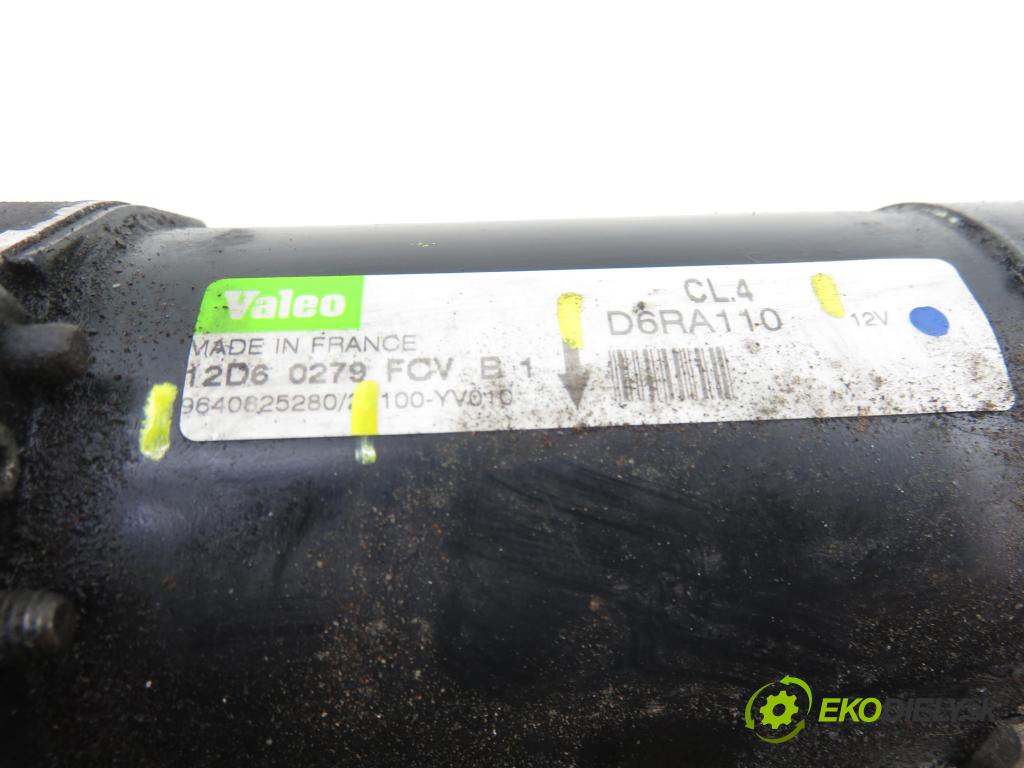 PEUGEOT 206 liftback (2A/C) HB 2007 50,00 1.4 HDi 8V 70 - 8HZ 1398,00 Štartér 9640825280 ; D6RA110 (Štartér)