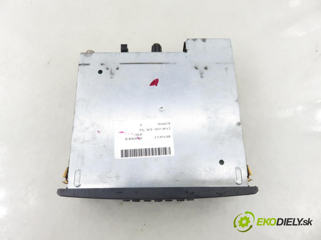 RENAULT MASTER II Skrzynia (FD) FURGON 2004 84,00 2.5 dCi 120 - G9U 724 2464,00 RADIO 8200057681B