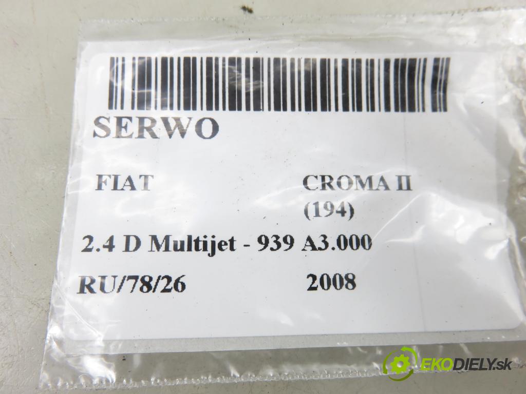 FIAT CROMA (194_) KOMBI 2008 147,00 2.4 D Multijet 200 - 939 A3.000 2387,00 Posilovač 13126709TA ; 51707540 (Servočerpadlo)