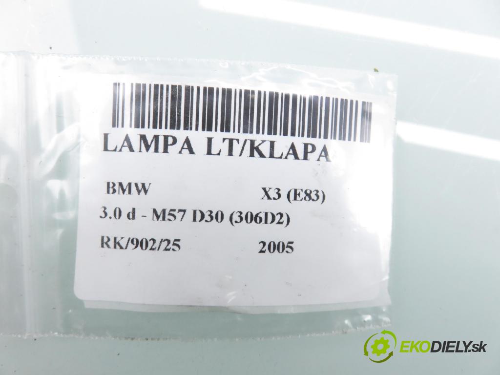 BMW X3 (E83) SUV 2005 150,00 xDrive 3.0 d 204 -  M57 D30 (306D2) 2993,00 světlo levé zadní kufr 3420203