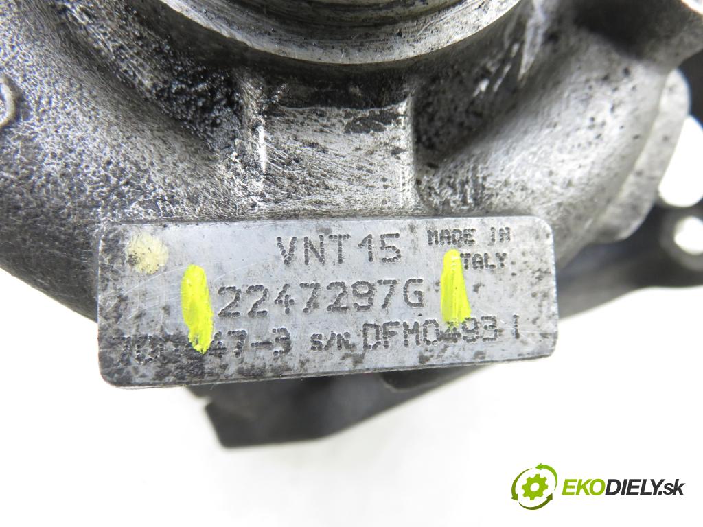 BMW 3 (E46) SEDAN 2001 100,00 320 d 136 - M47 D20 (204D1) 1951,00 Turbodúchadlo 2247297G (Turbodúchadlo (kompletné))