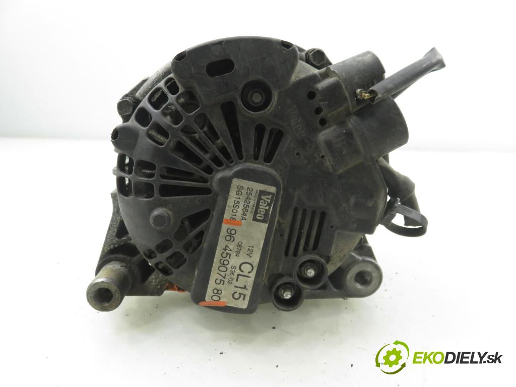 PEUGEOT 307 (3A/C) HB 2002 66,00 2.0 HDi 90 - RHY (DW10TD) 1997,00 Alternátor 9645907580 (Alternátor)