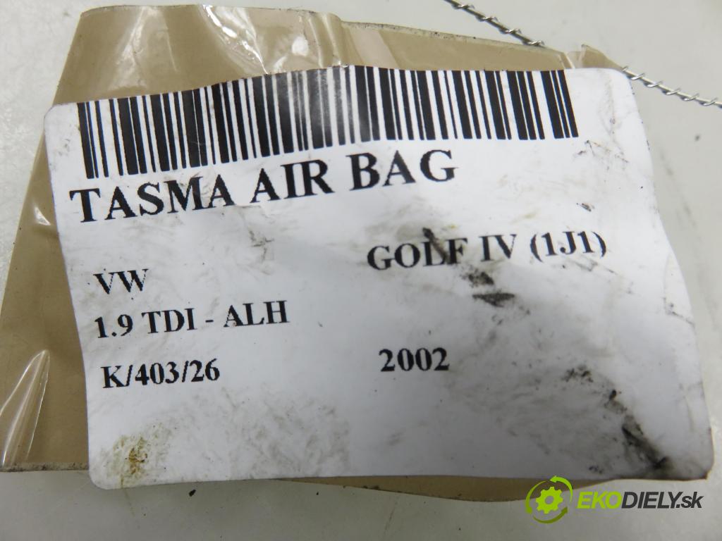 VW GOLF IV (1J1) HB 2002 66,00 1.9 TDI 90 - ALH 1896,00 PÁSKA: air BAG 1J0959654AP