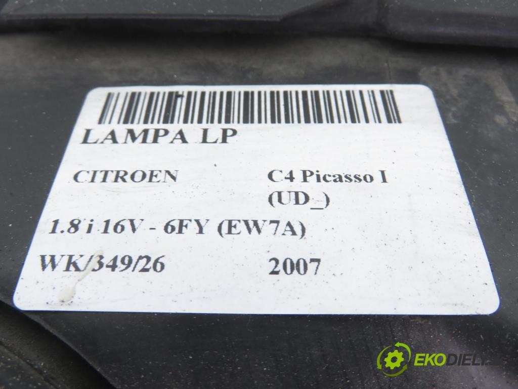 CITROEN C4 Picasso I (UD_) MINIVAN 2007 92,00 1.8 i 16V - 6FY (EW7A) 1749,00 světlo LP