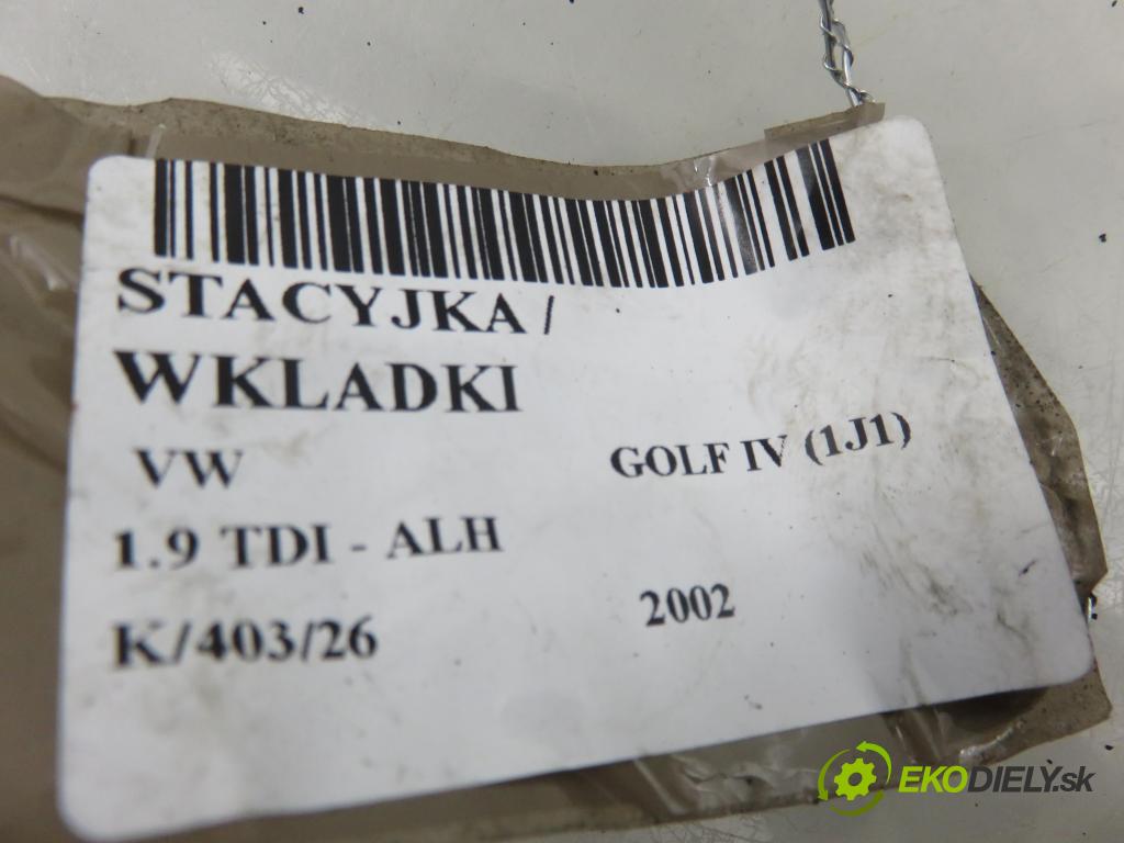 VW GOLF IV (1J1) HB 2002 66,00 1.9 TDI 90 - ALH 1896,00 spínačka / VLOŽKY 4B0905851C