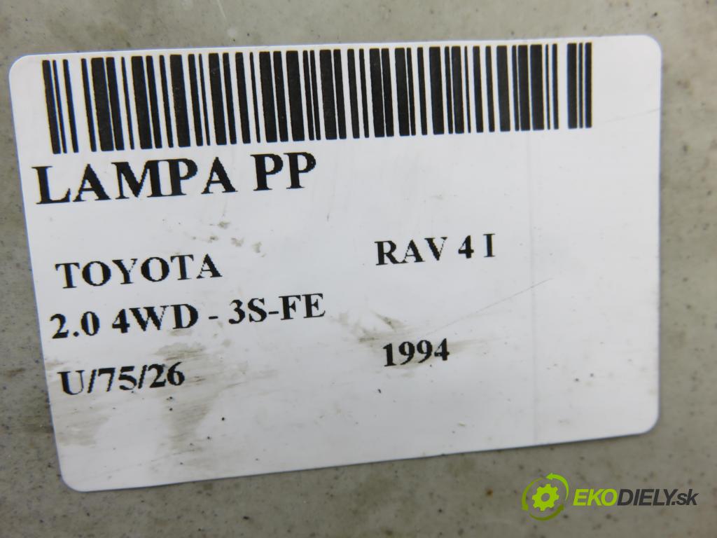 TOYOTA RAV 4 I (_A1_) SUV 1994 95,00 2.0 4WD - 3S-FE 1998,00 Svetlo PP