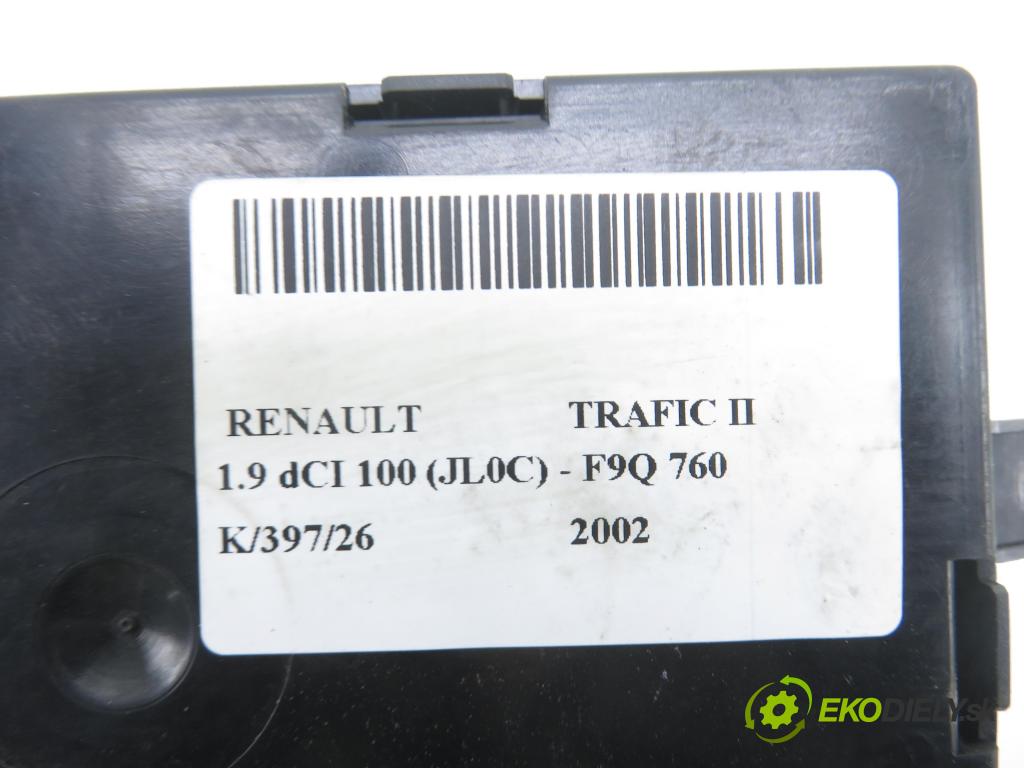 RENAULT TRAFIC II Autobus (JL) BUS 2002 74,00 1.9 dCI 100 (JL0C) - F9Q 760 1870,00 MODUL P8200461556