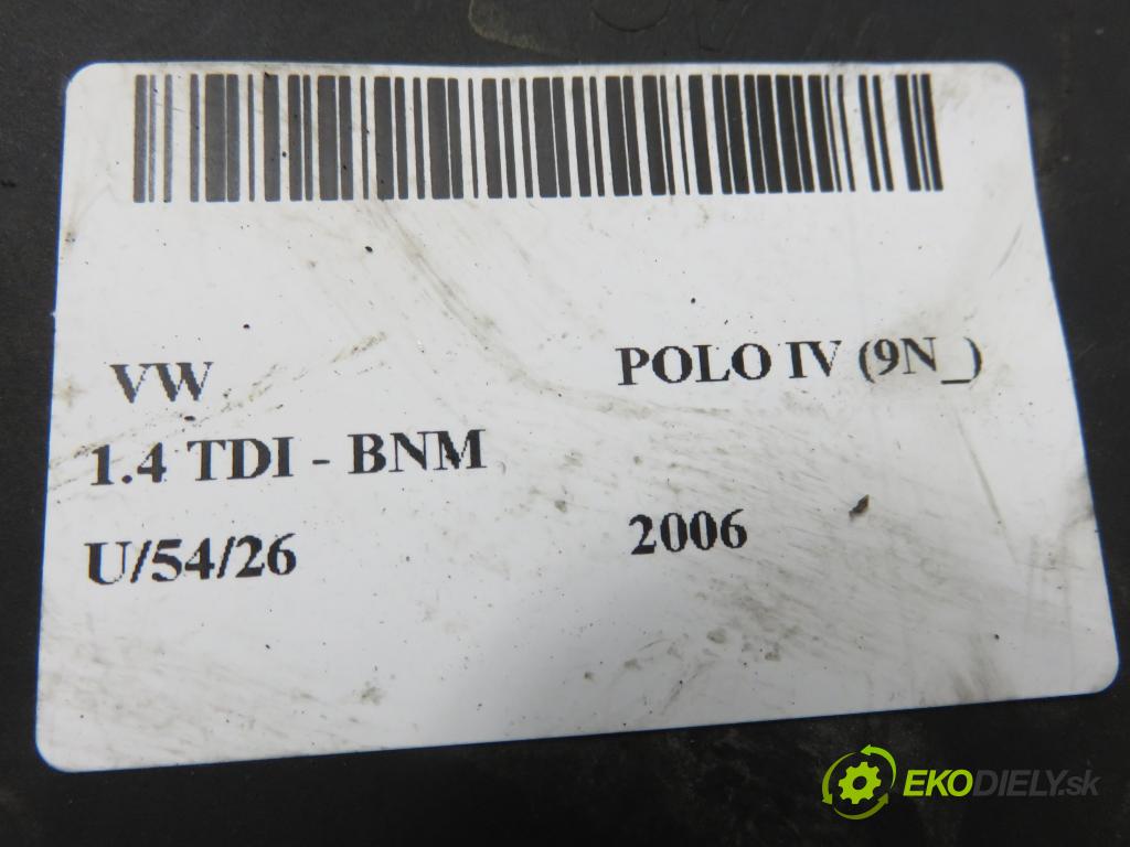 VW POLO (9N_) HB 2006 51,00 1.4 TDI - BNM 1422,00 VENTIL magnetický 6Q0906625A