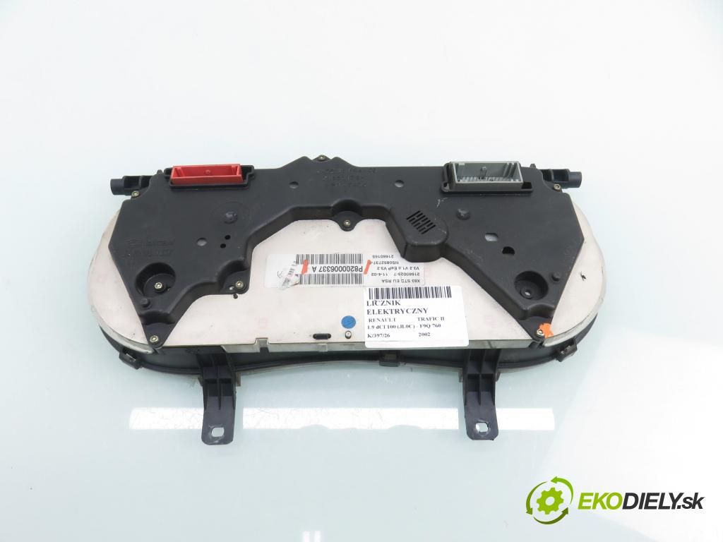 RENAULT TRAFIC II Autobus (JL) BUS 2002 74,00 1.9 dCI 100 (JL0C) - F9Q 760 1870,00 prístrojovka elektrický P8200006337A