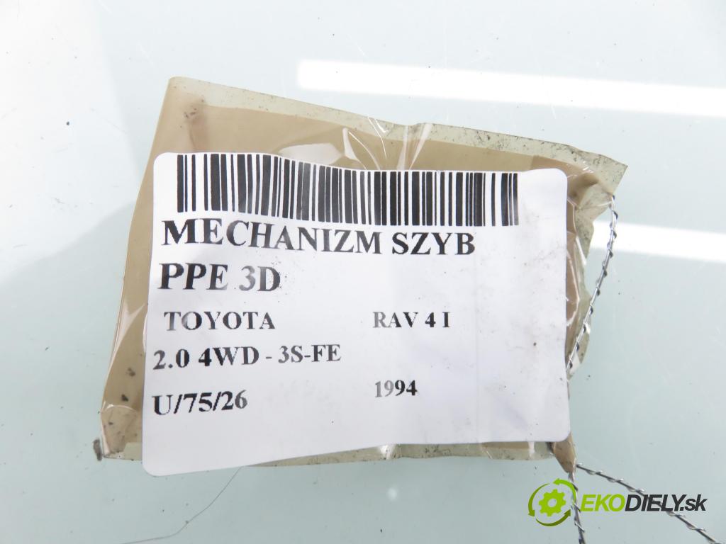 TOYOTA RAV 4 I (_A1_) SUV 1994 95,00 2.0 4WD - 3S-FE 1998,00 Mechanizmus okien 3D 8571022300 ; 0621005543