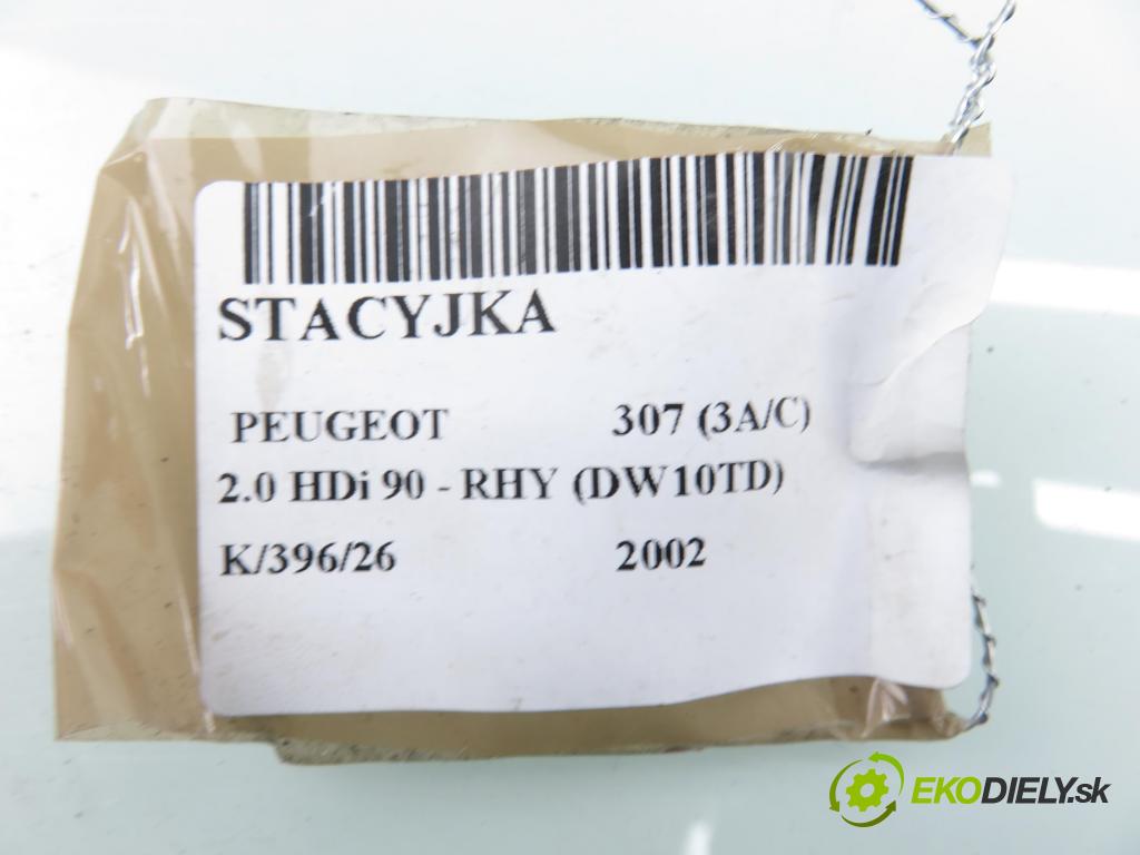 PEUGEOT 307 (3A/C) HB 2002 66,00 2.0 HDi 90 - RHY (DW10TD) 1997,00 spinačka 9648445180 (Spínacia skrinka)