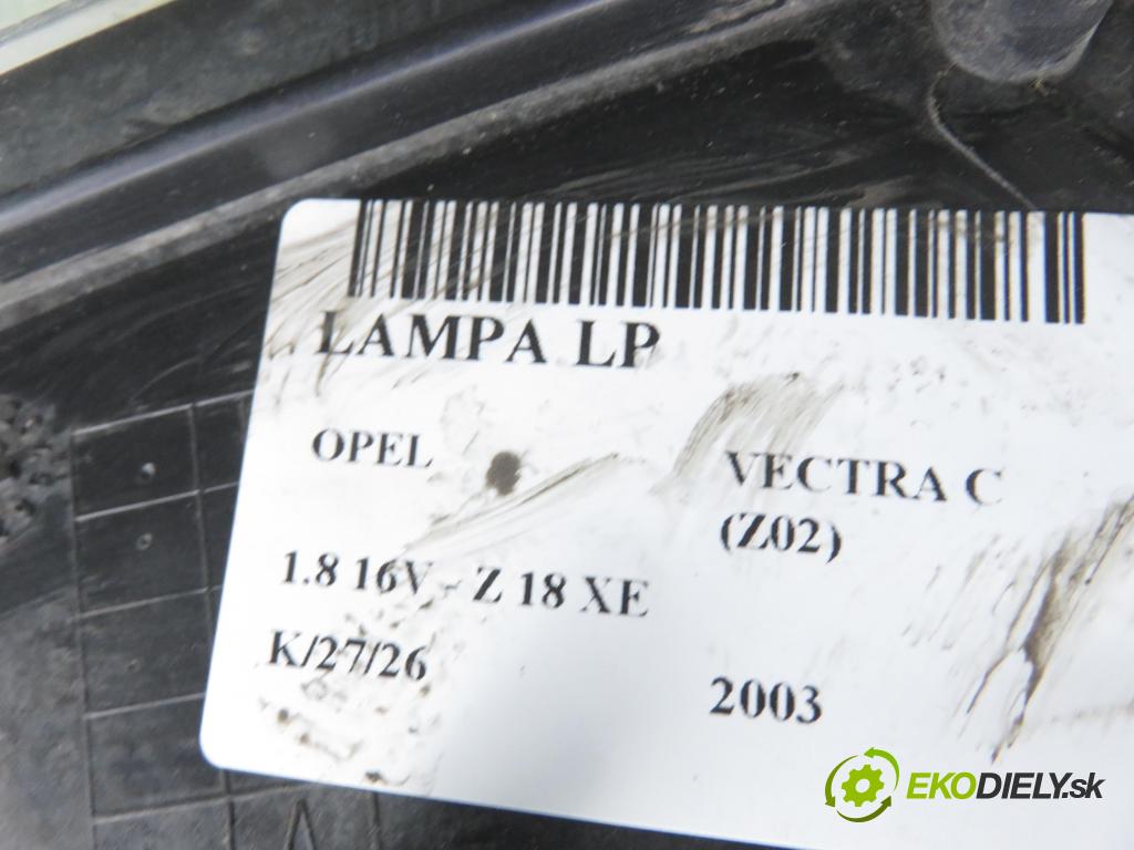 OPEL VECTRA C (Z02) SEDAN 2003 90,00 1.8 16V 122 - Z 18 XE 1796,00 světlo LP