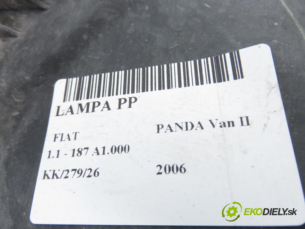 FIAT PANDA Van (169_) HB 2006 40,00 1.1 - 187 A1.000 1108,00 světlo PP