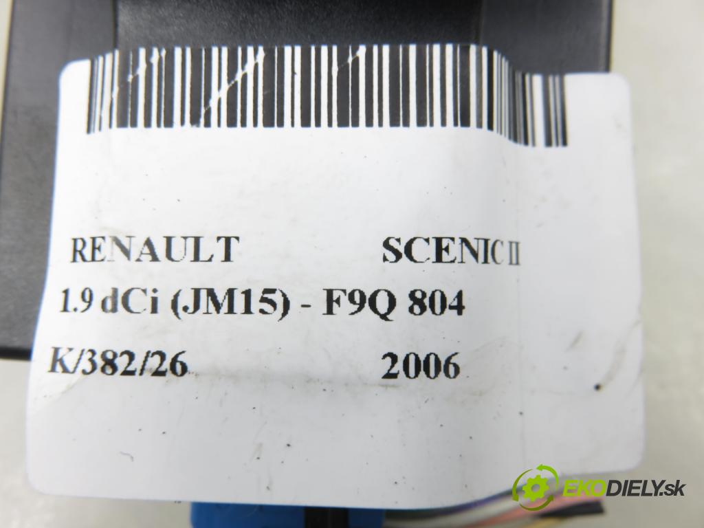 RENAULT SCENIC II (JM0/1_) MINIVAN 2006 96,00 1.9 dCi (JM15) - F9Q 804 1870,00 vypínač brzdy MANUÁLNY: 8200610146