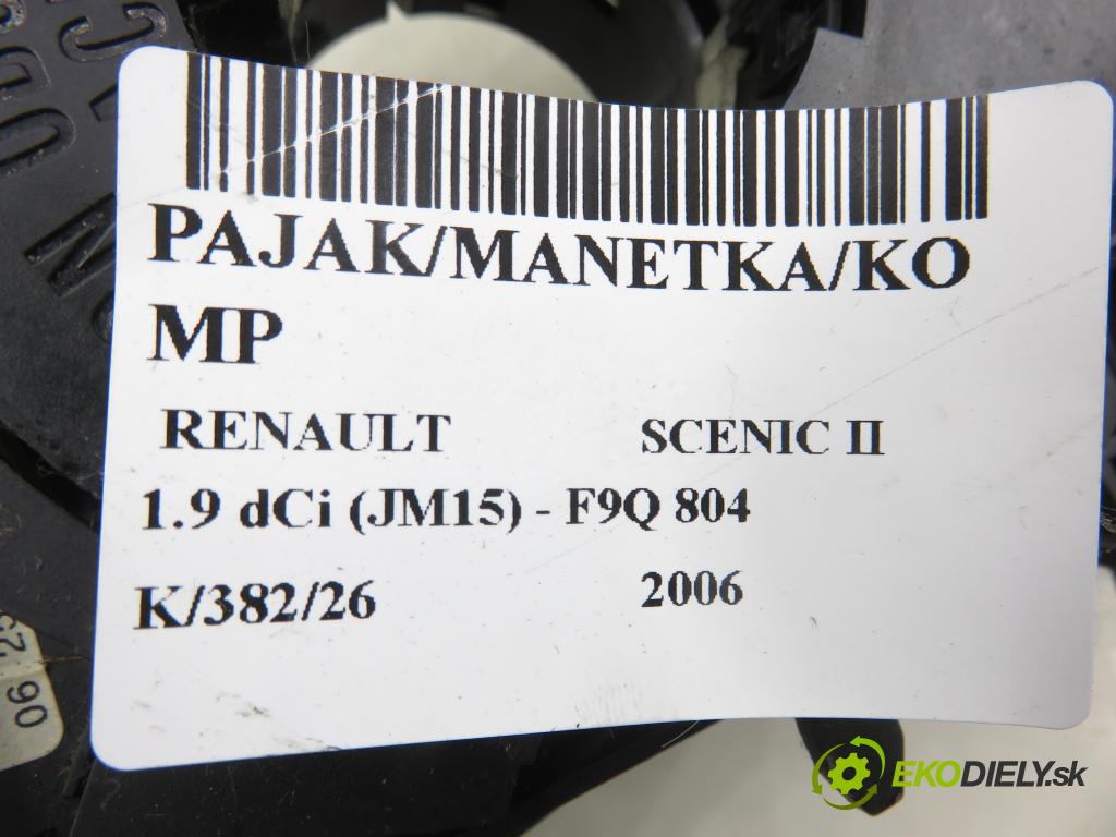 RENAULT SCENIC II (JM0/1_) MINIVAN 2006 96,00 1.9 dCi (JM15) - F9Q 804 1870,00 PAKA/ŘAZENÍ/SADA: 8200127727