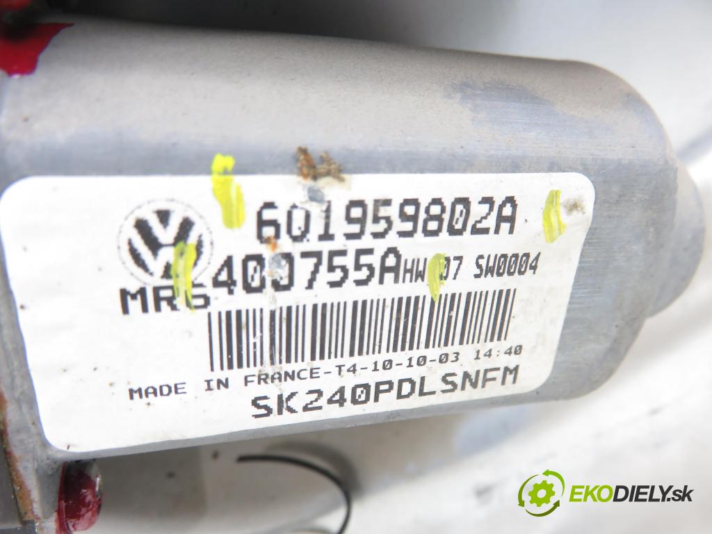 SKODA FABIA I Combi (6Y5) KOMBI 2003 47,00 1.2 - AZQ 1198,00 Mechanizmus okien 6Q1959802A ; 400755A