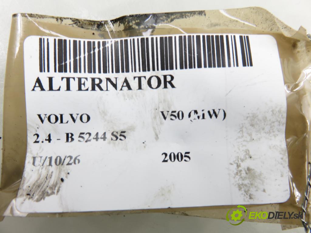 VOLVO V50 (MW) KOMBI 2005 103,00 2.4 - B 5244 S5 2435,00 Alternátor 30667051 ; 3M5T10300UA (Alternátor)