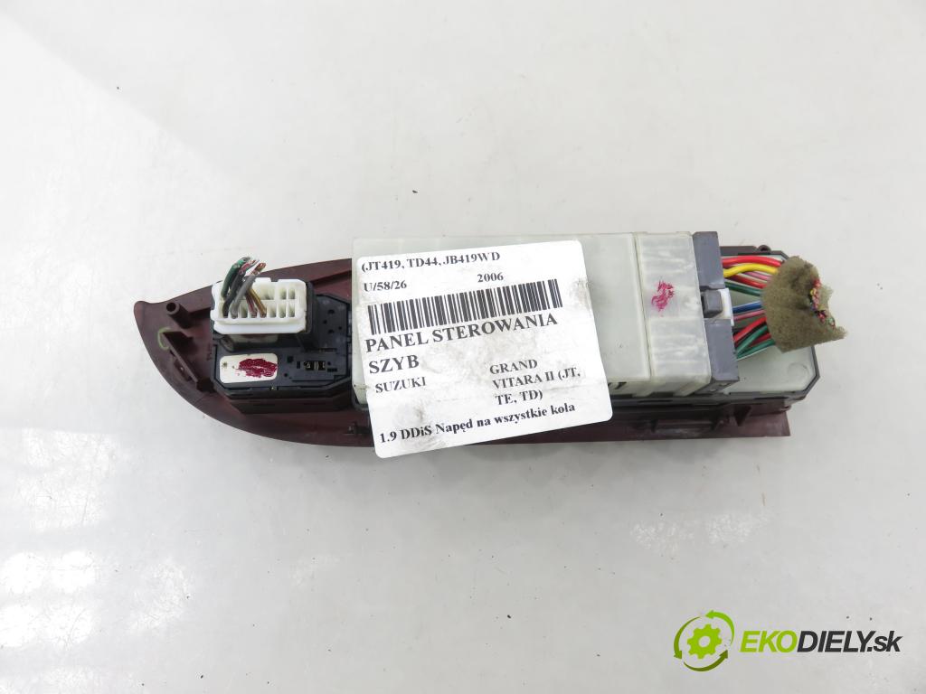 SUZUKI GRAND VITARA II (JT, TE, TD) SUV 2006 95,00 1.9 DDiS 129 4x4 - F9Q 264 1870,00 Panel ovládania okien 8372765J0