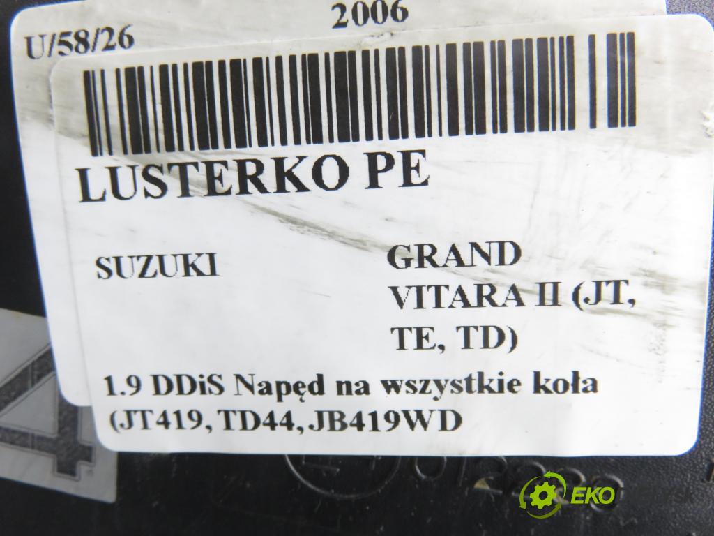 SUZUKI GRAND VITARA II (JT, TE, TD) SUV 2006 95,00 1.9 DDiS 129 4x4 - F9Q 264 1870,00 zpětné zrcátko